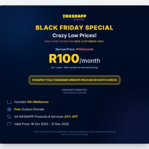 R150 per Month - Managed Hosting - Standard Fixed